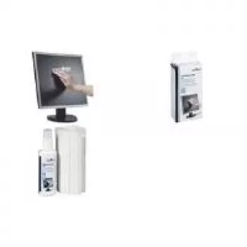 Seadmete puhastamise märg-/kuivlapid ja vedelik Durable SCREENCLEAN komplekt