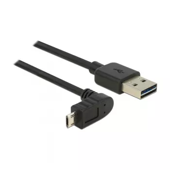 USB-kaabel DeLOCK 83849 USB 2.0 0,5 m USB A Micro-USB B Must