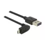USB-kaabel DeLOCK 83849 USB 2.0 0,5 m USB A Micro-USB B Must