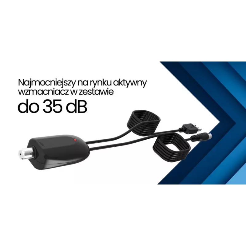 Auto DVB-T antenn Shark SHA301CAR aktiivse võimendiga sõidukite teleri vastuvõtuks