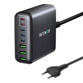 Seinalaadija Blitzwolf BW-S26 250W (must)