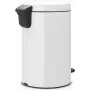 Brabantia pedaaliga prügikast Newicon 12,0 L valge