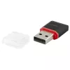 Esperanza EA134K kaardilugeja must, hõbedane, läbipaistev USB 2.0