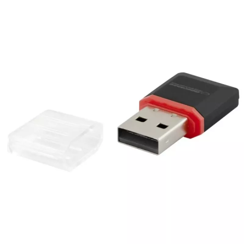 Esperanza EA134K kaardilugeja must, hõbedane, läbipaistev USB 2.0