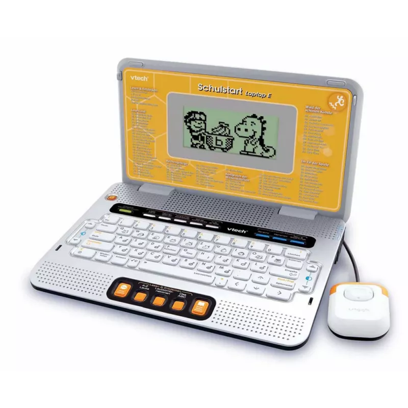 Laptop E laste õpisülearvuti VTech ümbrisega (kollane/hall)