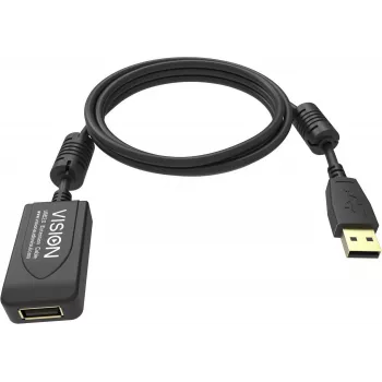 USB-kaabel USB 2.0 Vision TC 5MUSBEXT+/BL must 5 m