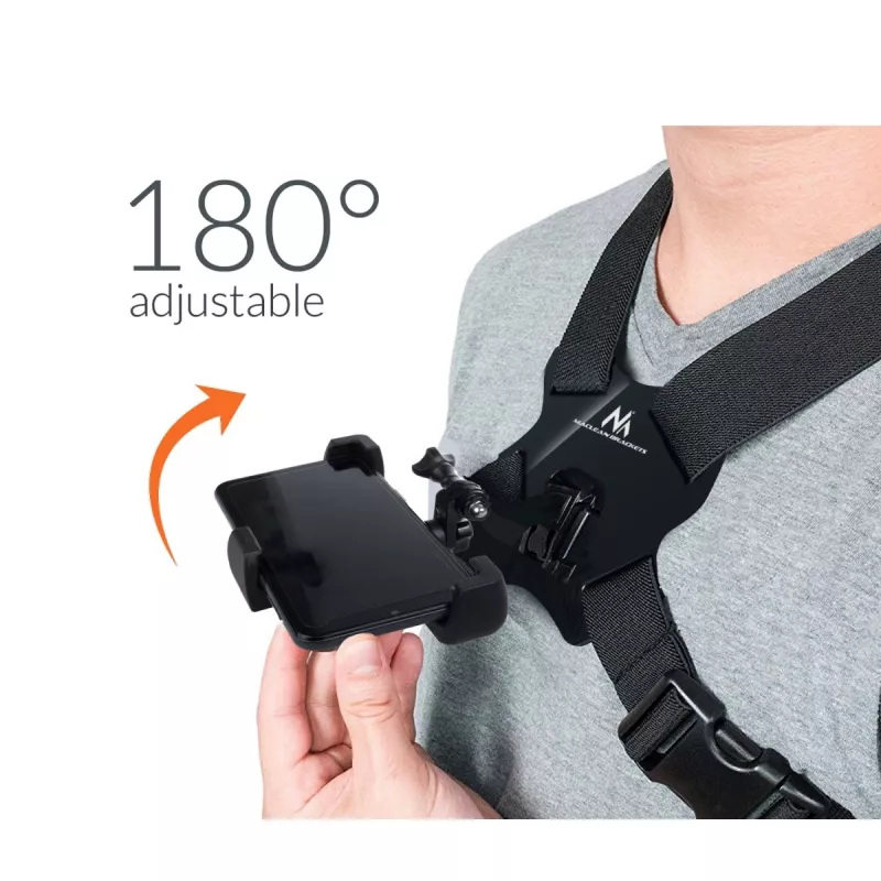 Spordirakmed MACLEAN MC-445 — universaalne rinnakinnitus telefonidele, kaameratele ja GoPro-le