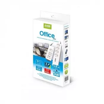 OFFICE PLUS 7 PISTIKUPESA 250 V valge (T/LZ06-OFP018/0000) - Ever