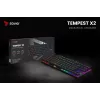Savio mehaaniline klaviatuur RGB Tempest X2 Outemu Brown