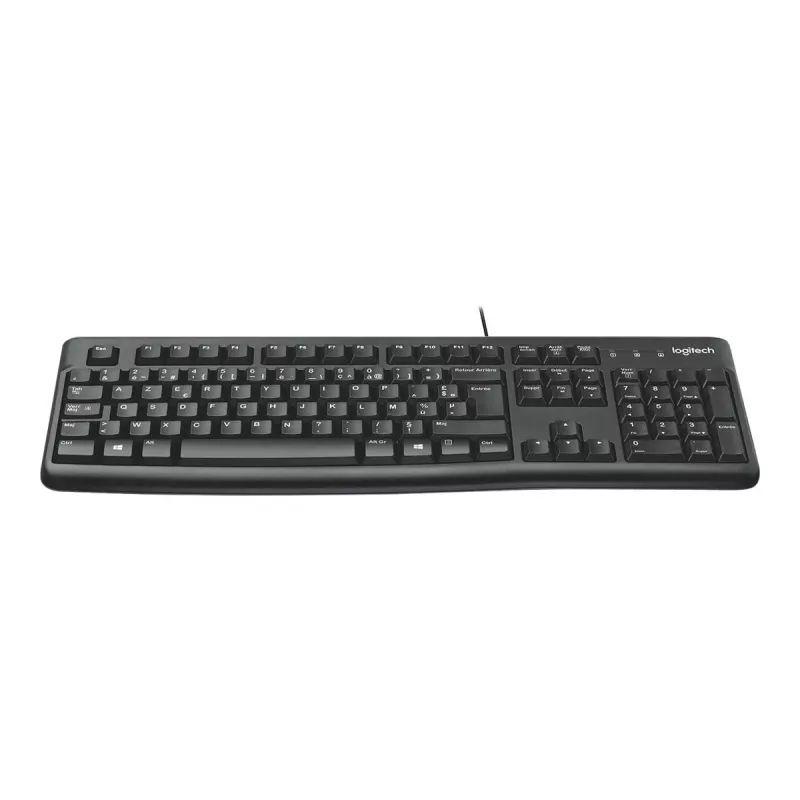 K120 juhtmega klaviatuur, juhtmega, USB, QWERTZ, must
