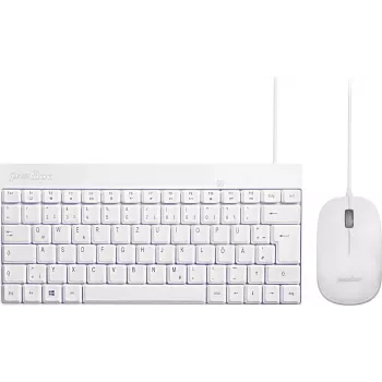 Perixx PERIDUO-212 klaviatuur ja hiir komplekt USB saksa valge (PERIDUO-212 DE W)