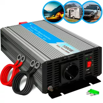 Pingemuundur Extralink OPIP-1000W 12V 230V 1000W puhas siinus