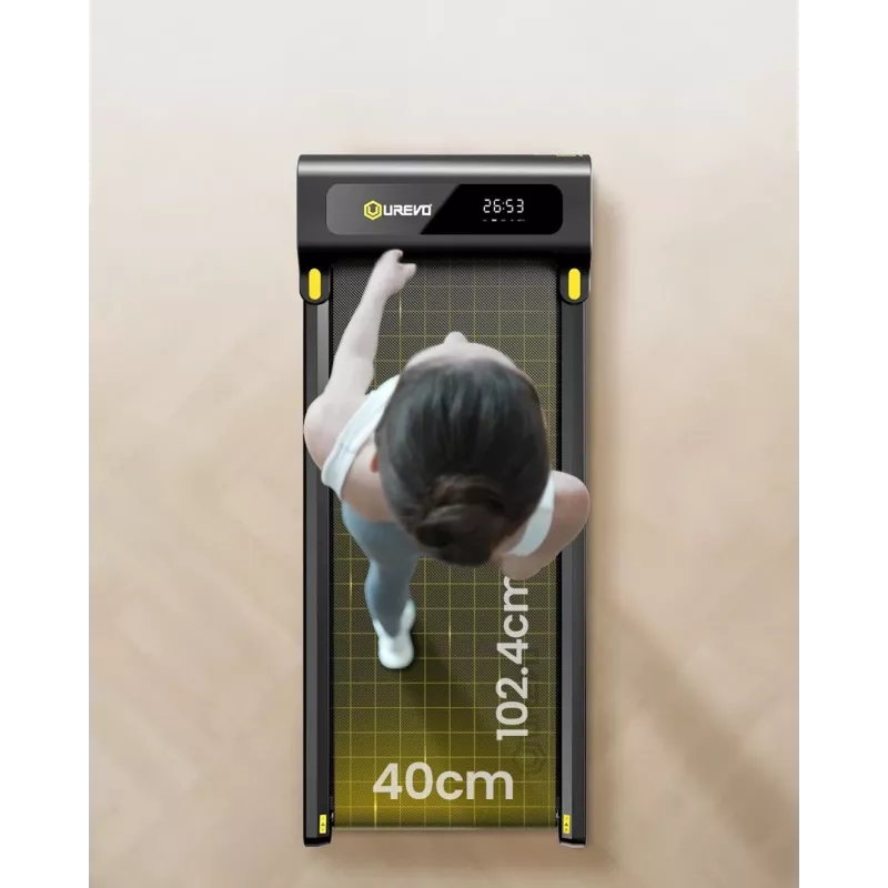 Jooksulint UREVO Spacewalk SP 1 Lite URTM022 — max kiirus 6 km/h, min kiirus 0,96 km/h, max kasutaja kaal 120 kg, jooksuala 400×1024 mm, LED-ekraan