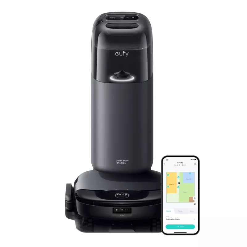 Anker Eufy | Tolmuimejarobot koos kõik-ühes jaamaga | Omni S1 | Märg&Kuiv | Tööaeg (max) 216 min | 4600 mAh | 8000 Pa | Hall