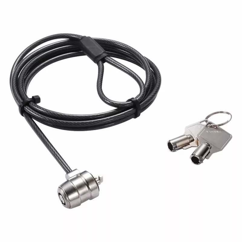 Dicota turvakaabel T-Lock Base, võtmega, 3x7 mm pesa