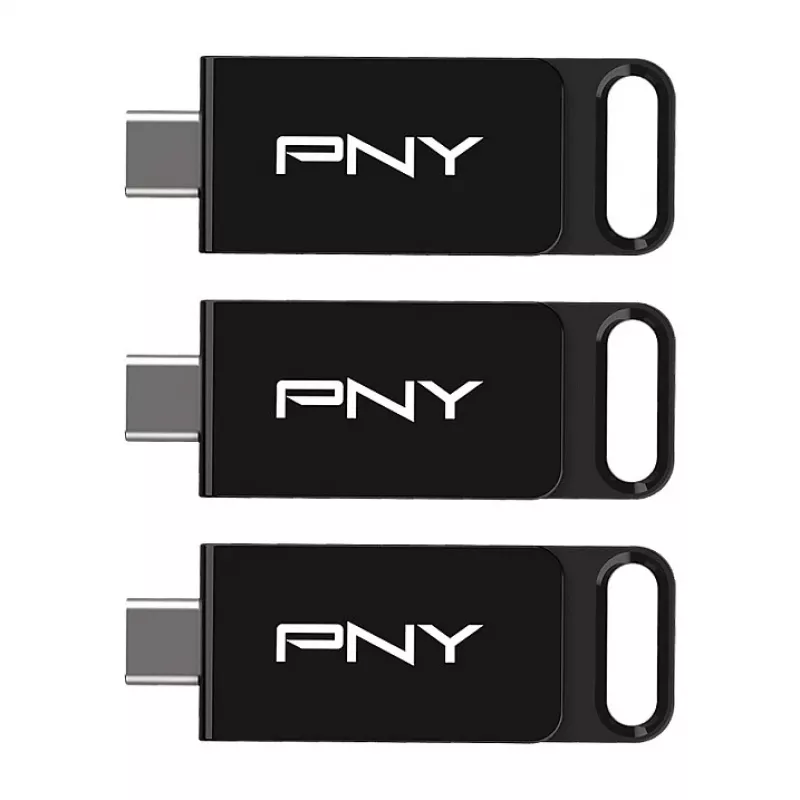 USB-mälupulk PNY Elite 128 GB USB USB-C 3.2 Gen 1 (3.1 Gen 1) Must