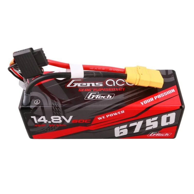 Gens ace G-Tech 6750mAh 14.8V 60C 4S1P 14# XT90 Aku