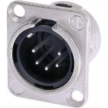 Neutrik NTR-NC5MDL1 - -30 - 80 °C - Must - Hõbedane - UL - UL 94 HB - IEC 61076-2-103 - IP 40 - IEC 68-2-20 (NC5MDL1)