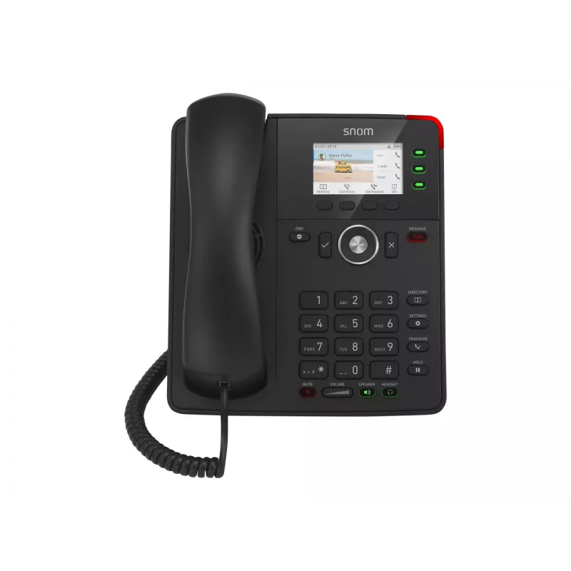 Snom D717 lauatelefon IP-telefon must 3 liini TFT