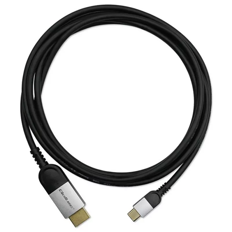 USB-C-lt HDMI-le kaabel QOLTEC 50438 — 2 m, 4K 60Hz