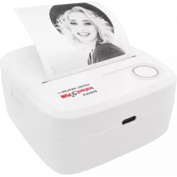 Taskuprinter EASYPIX InstantFUN P1 — kompaktne Bluetooth-fotoprinter, kaasaskantav kiirprintimine