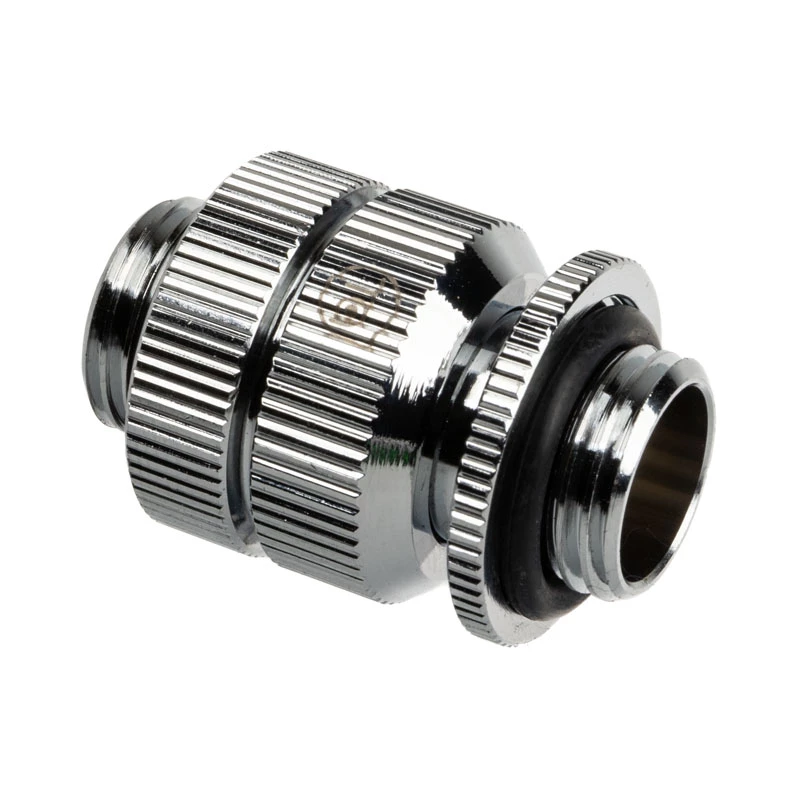 Bitspower Touchaqua Link Adapter Female G1/4 inch AG to Link Tube reguleeritav 16-22mm - 2-pakk, hõbedane