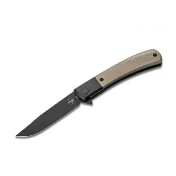 Kokkuvolditav nuga BOKER PLUS Modern Gentleman 01BO931 — kokkuklapitav tera, terasest käepide