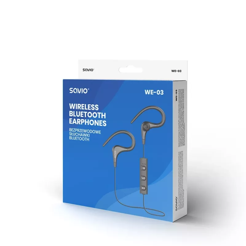 Savio WE-03 Juhtmevabad Bluetooth-kõrvaklapid