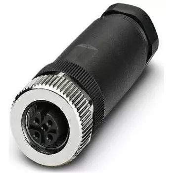 Phoenix Contact 1696439 juhtmepistik M12 must - roostevaba teras (1696439)