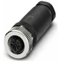 Phoenix Contact 1696439 juhtmepistik M12 must - roostevaba teras (1696439)