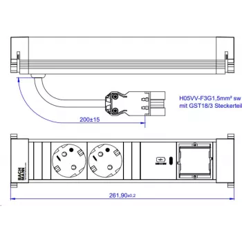 Bachmann 916.507 toiteadapter must