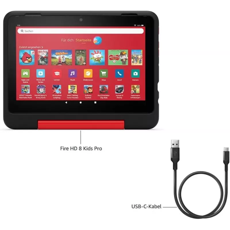 Amazon | Fire HD 8 Kids Pro (2024) | Roosa | 1280 x 800 pikslit | 32 GB | Wi-Fi | 802.11ac | Bluetooth versioon 5.2