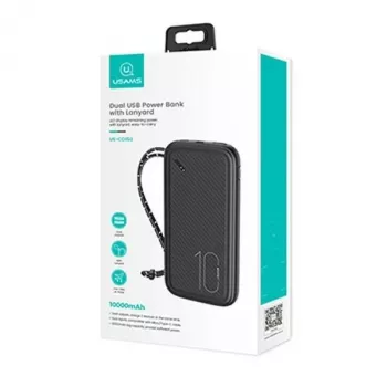 Kaasaskantav akupank USAMS PB56 10000mAh 2xUSB / USB-C / MicroUSB kiirlaadimine