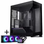 PHANTEKS NV-Serie NV5 MK2 ATX-korpus, karastatud klaas, DRGB - satiinmust + Glacier One 360M25 Gen2 DRGB AiO vedelikjahutus - 360 mm