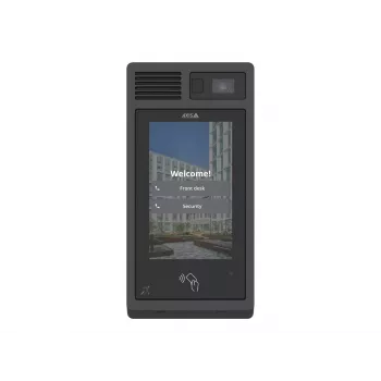 Videouksesüsteem AXIS I8307-VE 7 tolli (17,8 cm) mahtuvuslik puuteekraan, 800×480, max 4K, IP66, microSD tugi, must