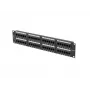 Patch-paneel LANBERG PPU5-2048-B 48-pordine 2U 19-tolline kategooria 5e UTP, must