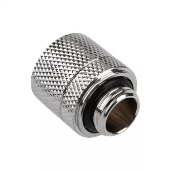 Alphacool Eiszapfen Connector sirge G1/4 inch AG to 13/10mm - kroomhõbedane