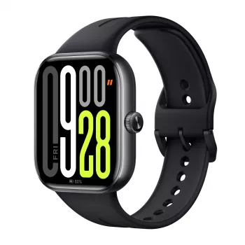 Nutikell Xiaomi Watch 5 ristkülikukujuline 2.07-tolline AMOLED-ekraan, must korpus, must TPU-rihm, 47.5 mm, 5 ATM