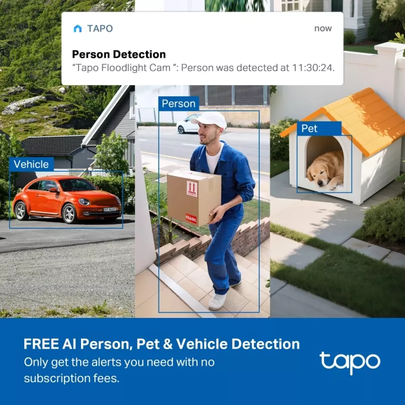 TP-Link TAPO C615F KIT turvakaamera Dome IP turvakaamera Välistingimustesse 2304 x 1296 pikslit Lagi/Sein/Post