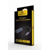 Võrguadapter Gembird A-USB3C-LAN-01 USB-C USB 3.2 Gen 1, Gigabit RJ-45, 0,15 m kaabel, metallkorpus, hall/must