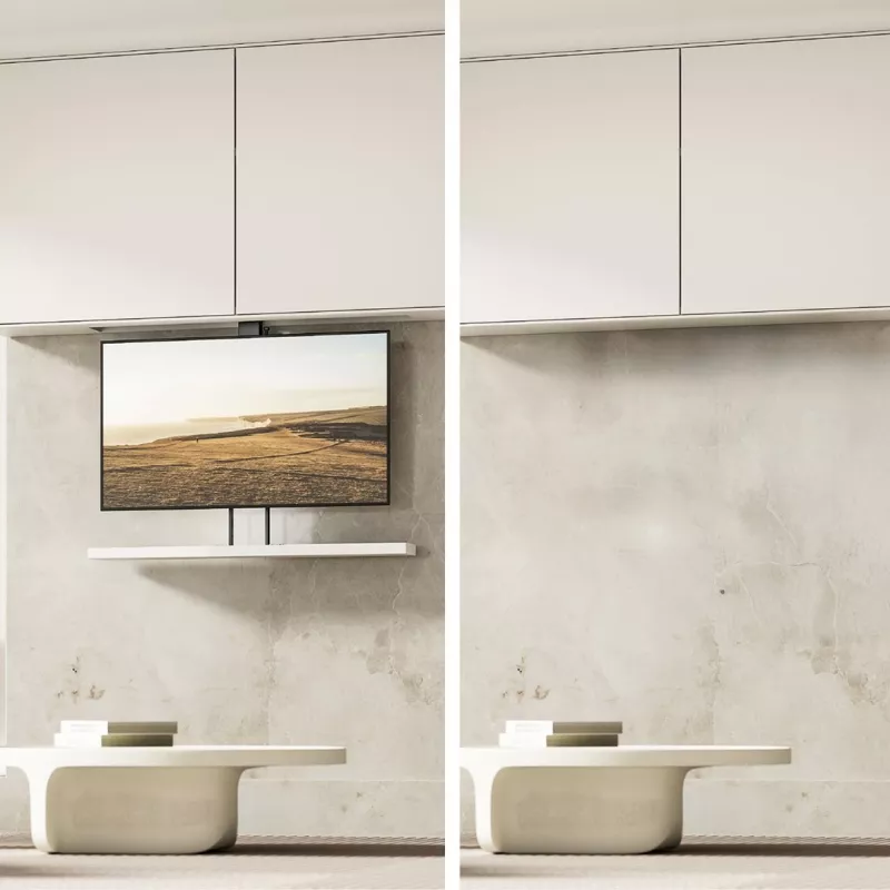 Maclean elektriline lae/põranda kinnitus, pikendatav, 43''-88'', VESA 600x400, max 60kg, 100-240V AC, 50/60Hz