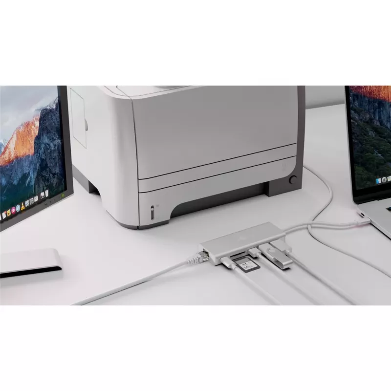 Wentronic goobay - Dokkimisjaam - (USB-C) - 10 Mb LAN (76788)