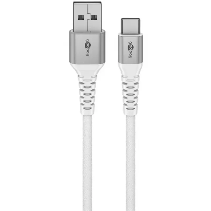 Goobay 74530 USB-kaabel Valge