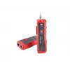 LANBERG võrgukaabli tester NT-0501 — RJ-11/RJ-12/RJ-45 tugi, maksimaalne pikkus 250 m, sisseehitatud aku, LED-indikaatorid, must