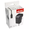 Sisetingi kiirlaadija Akasa AK-PK15-02CM — 15W, USB-C 3A, 1,5 m kaabel, must