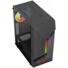 Aerocool Scape-G-BK-v2 Midi-Tower, Tempered Glass, FRGB - must