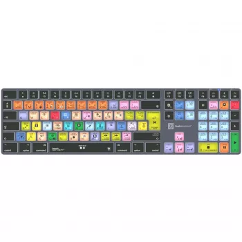 LogicKeyboard Apple Logic Pro X2 Titan DE Mac klaviatuur — LKB-LOGXP2-TM-DE, saksa paigutus