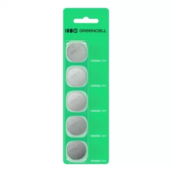 roheline Cell CR2025 liitiumaku 3V 160mAh nööpelement