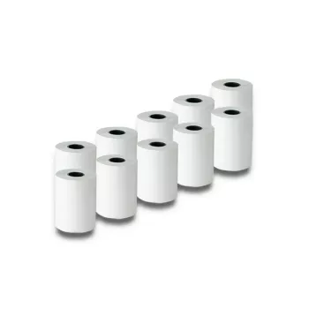 QOLTEC paberist printerisildid 5,7 cm laius, valge, 55 g/m², 10 tk pakendis (mudel 51896)