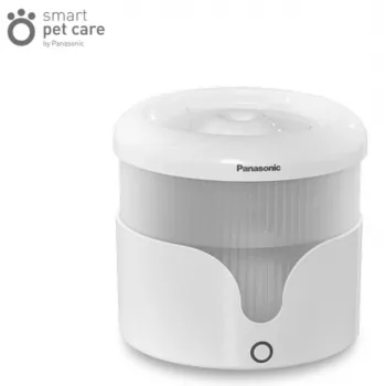 Automaatne lemmikloomaveeautomaat Panasonic CP-JNW01CW — 1,9 L, vahelduvvoolutoitega, valge, Ø18,5 cm × 175 mm